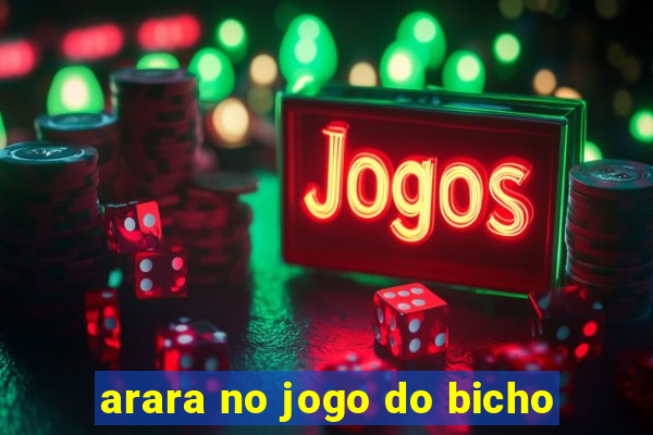 arara no jogo do bicho